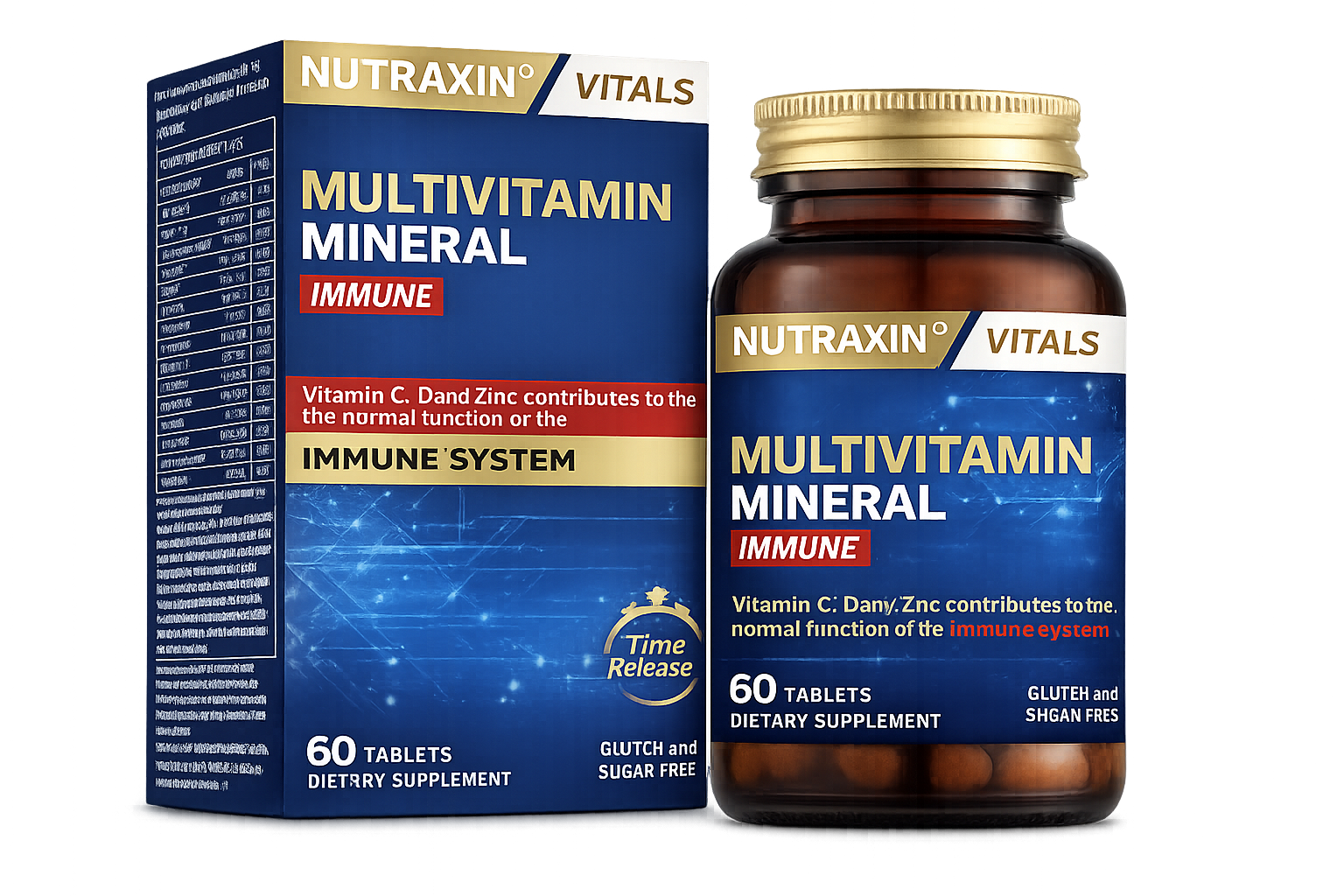 Nutraxin Multivitamin Mineral Immune 60 Tablet
