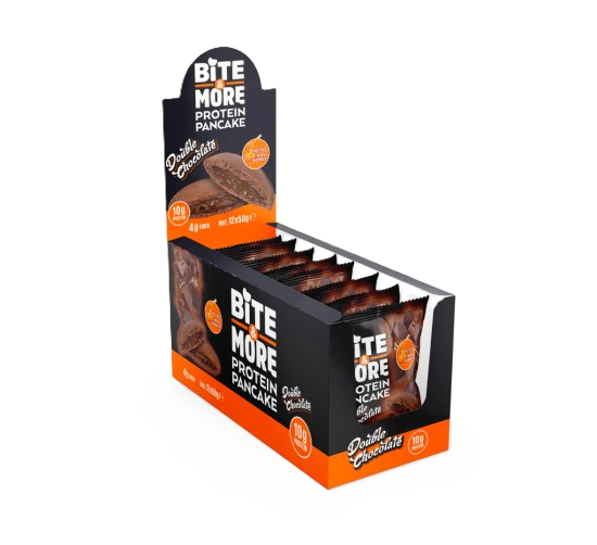 Bite & More Cocoa Protein Pancake Double Çikolata 12 Adet x 50 Gram