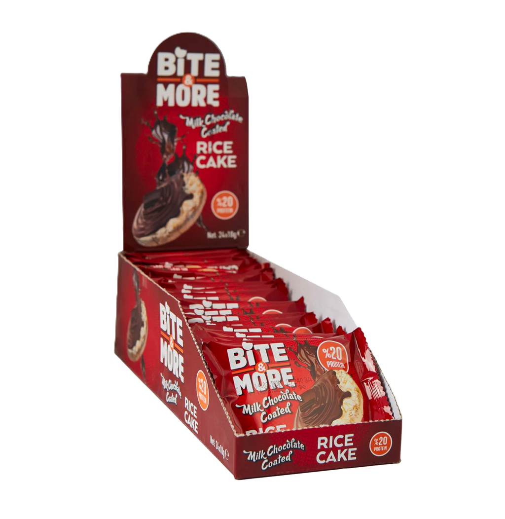 Bite & More Rice Cake Milk Chocolate Coated 24 Adet x 18 gram