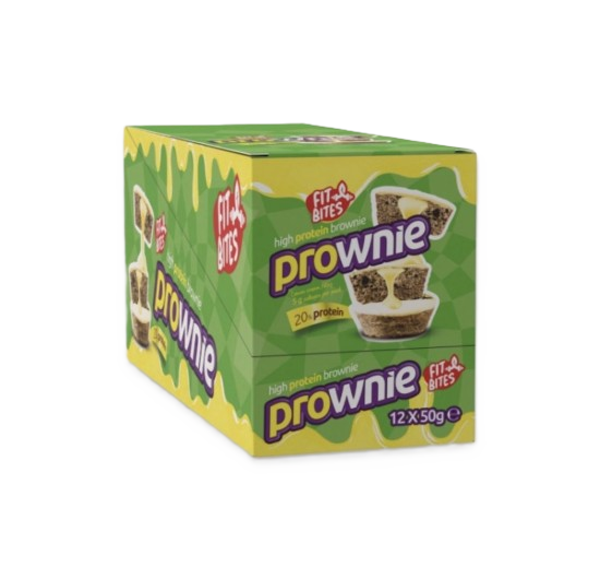 Fit Bites Prownie High Protein Brownie Cherry Cream 12 Adet x 50 gram