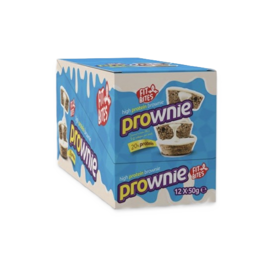 Fit Bites Prownie High Protein Brownie Coconut Cream 12 Adet x 50 gram