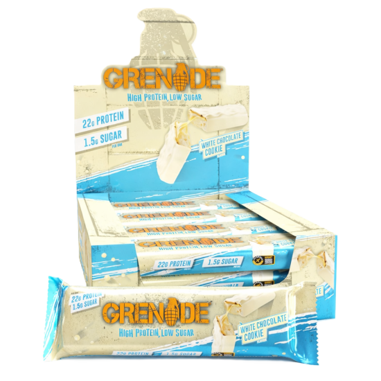Grenade Protein Bar White Chocolate Cookie 12 Adet