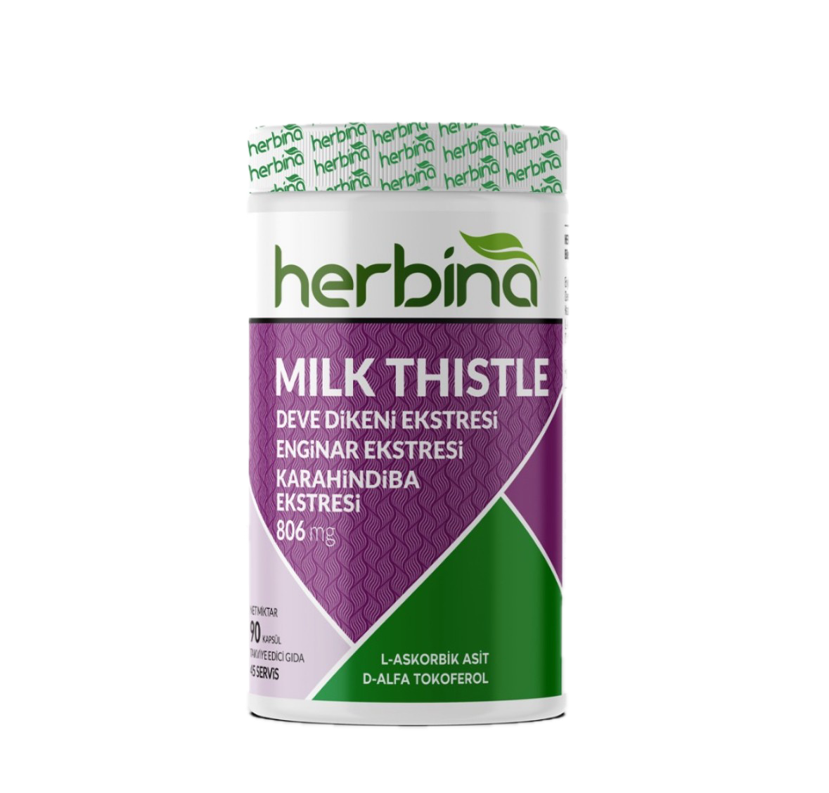 Herbina Milk Thistle 90 Kapsül