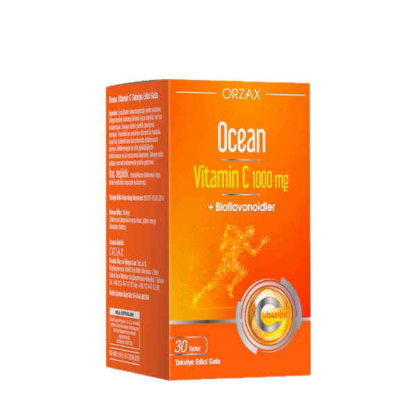 Orzax Ocean Vitamin C 1000 mg 30 Tablet