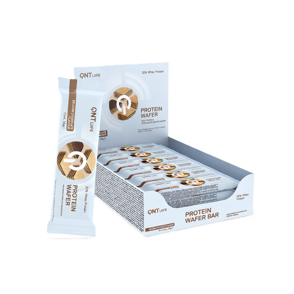 Qnt Protein Wafer Belgian Chocolate 12x35g